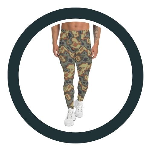 NNOLV Men's Workout Pants Running Gym 2 in 1 Compression Shorts Leggings  Lined Active Tights Pants Camouflage : : Clothing & Accessories