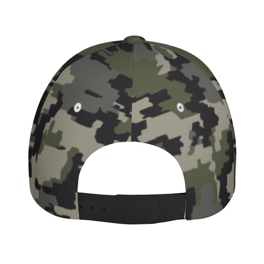 Alpine Invader CAMO Snapback Ball Cap - U / White