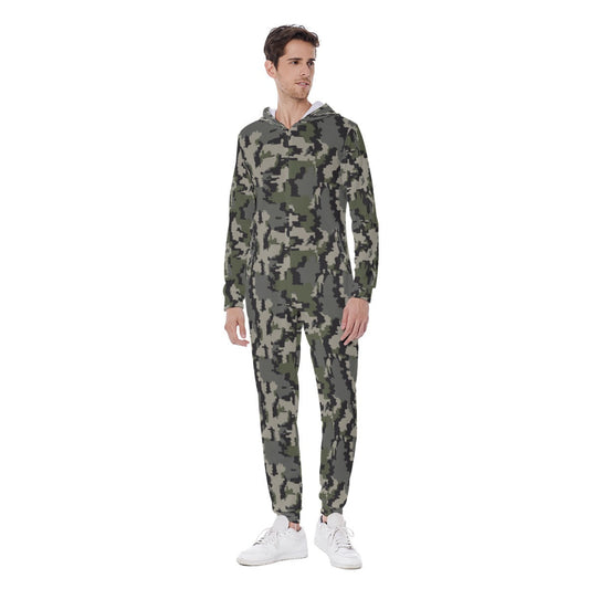 Alpine Invader CAMO Mens Hooded Jumpsuit