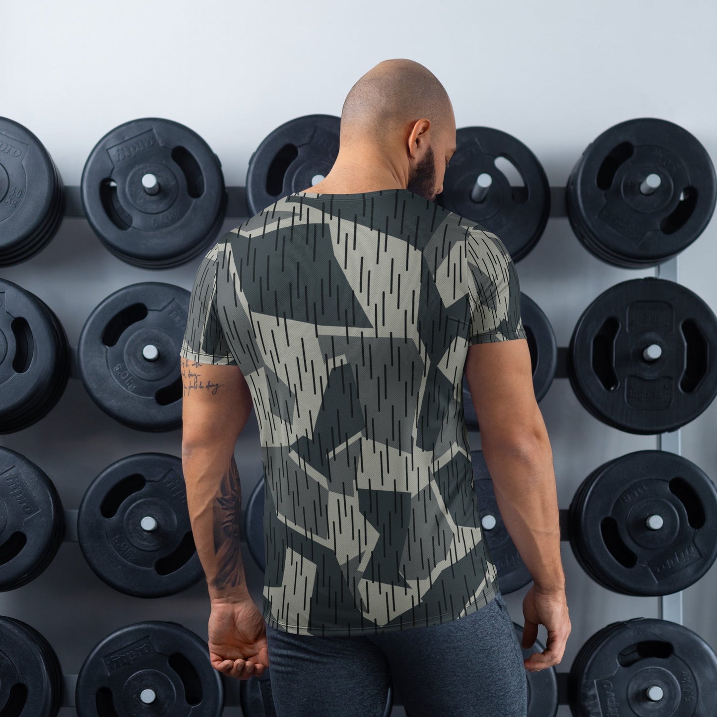 Ad Astra Moon Splittermuster Urban Movie CAMO Mens athletic t-shirt - Athletic T-Shirts