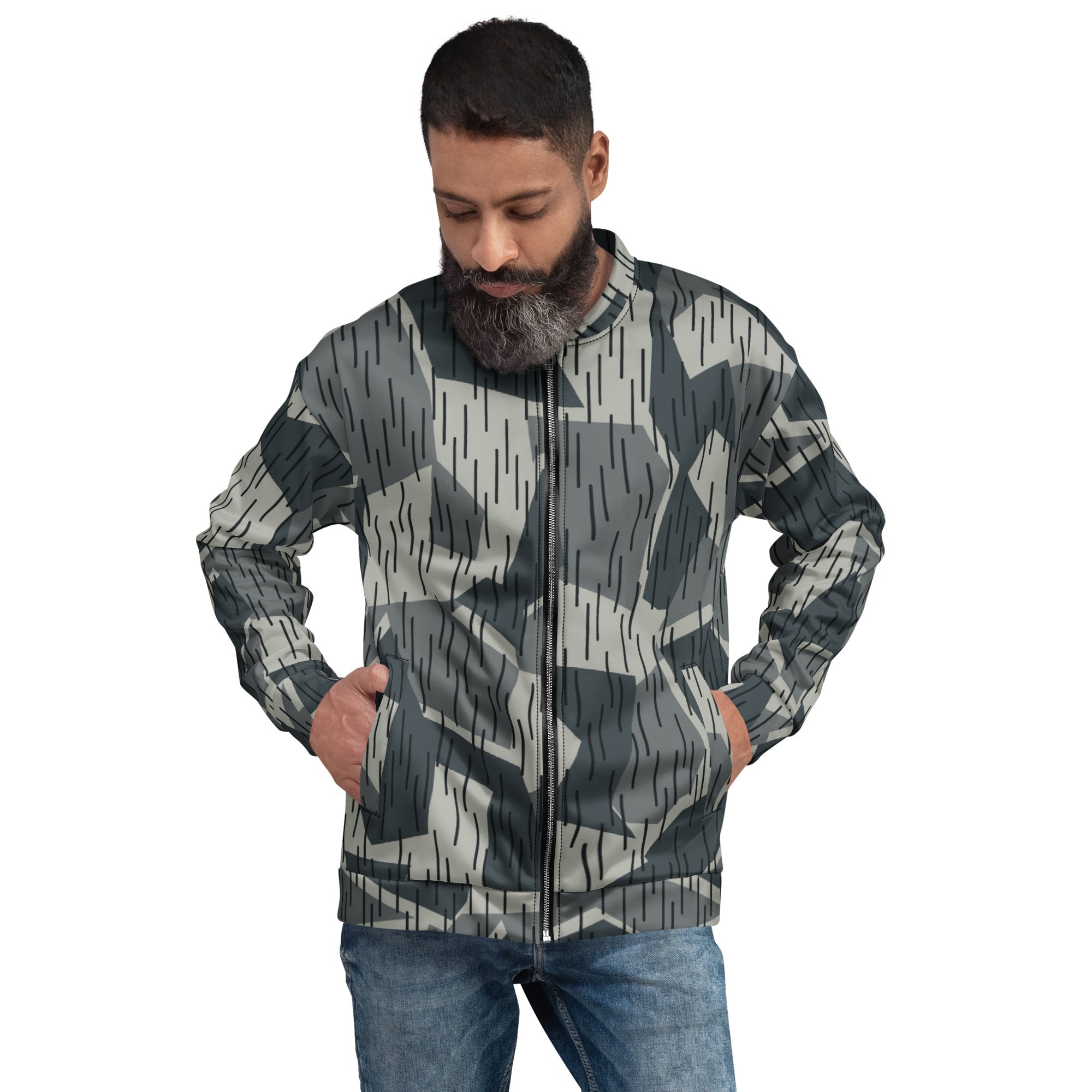 CAMO HQ - Lunar Vector CAMO Unisex Bomber Jacket - Worldwide Shipping