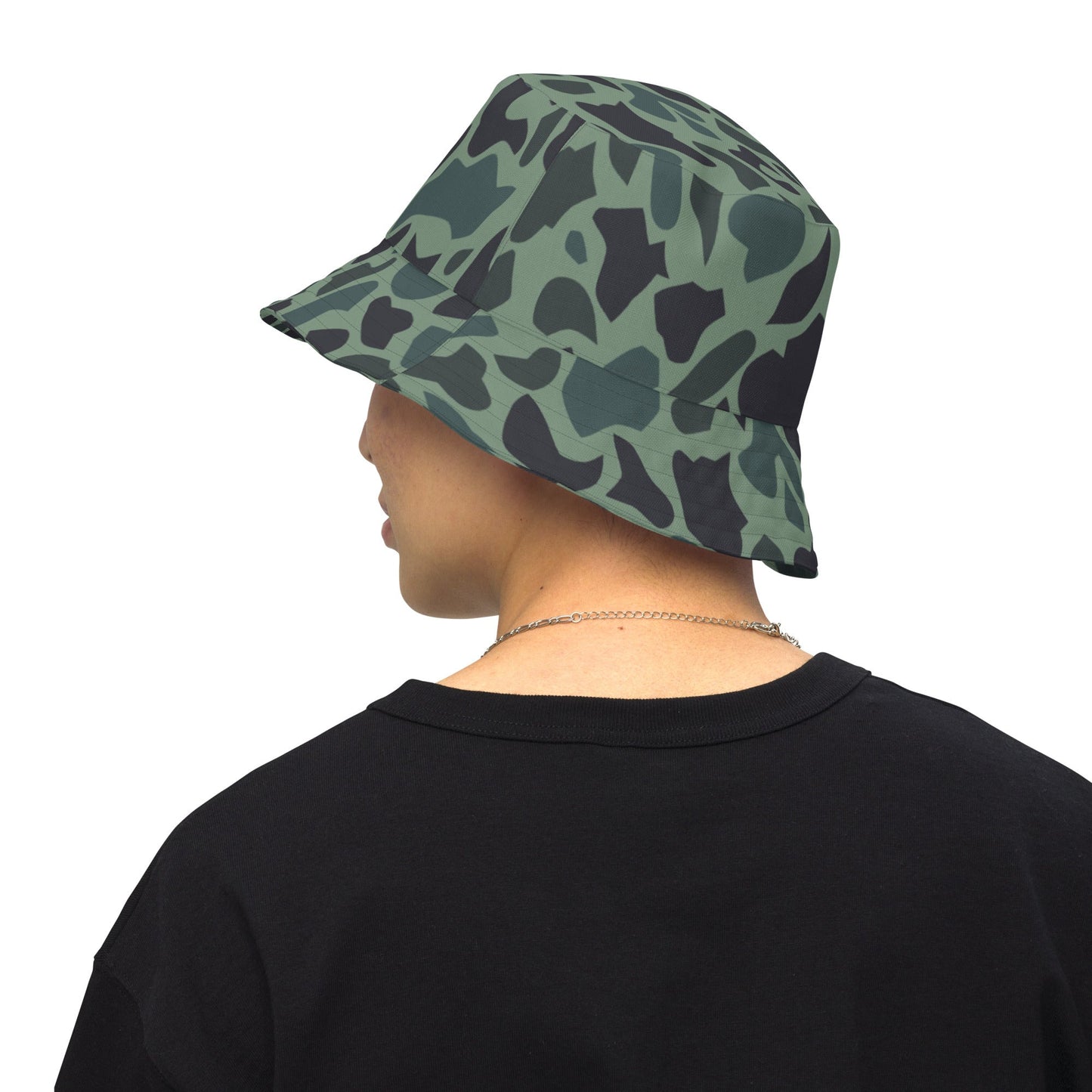 Afghanistan Duck Hunter Northern Alliance Spot CAMO Reversible bucket hat - Bucket Hats