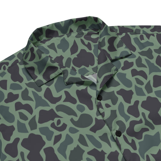 Afghanistan Duck Hunter Northern Alliance Spot CAMO Unisex button shirt - Button Shirts