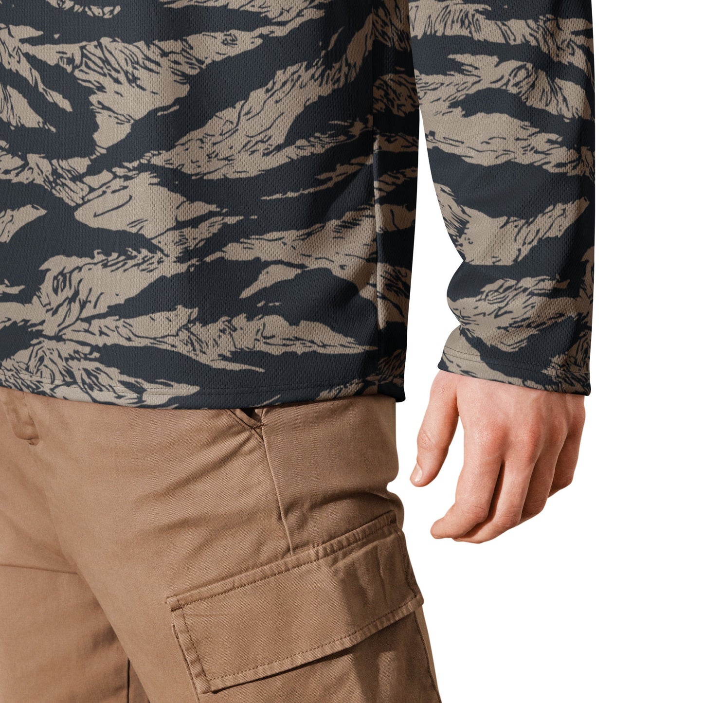 Afghanistan Taliban Special Forces Badri Tiger Stripe CAMO hockey fan jersey - Hockey Jerseys