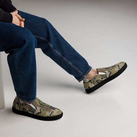 Alaska Chocolate Chip Multi-terrain CAMO Mens Slip-On Canvas Shoes