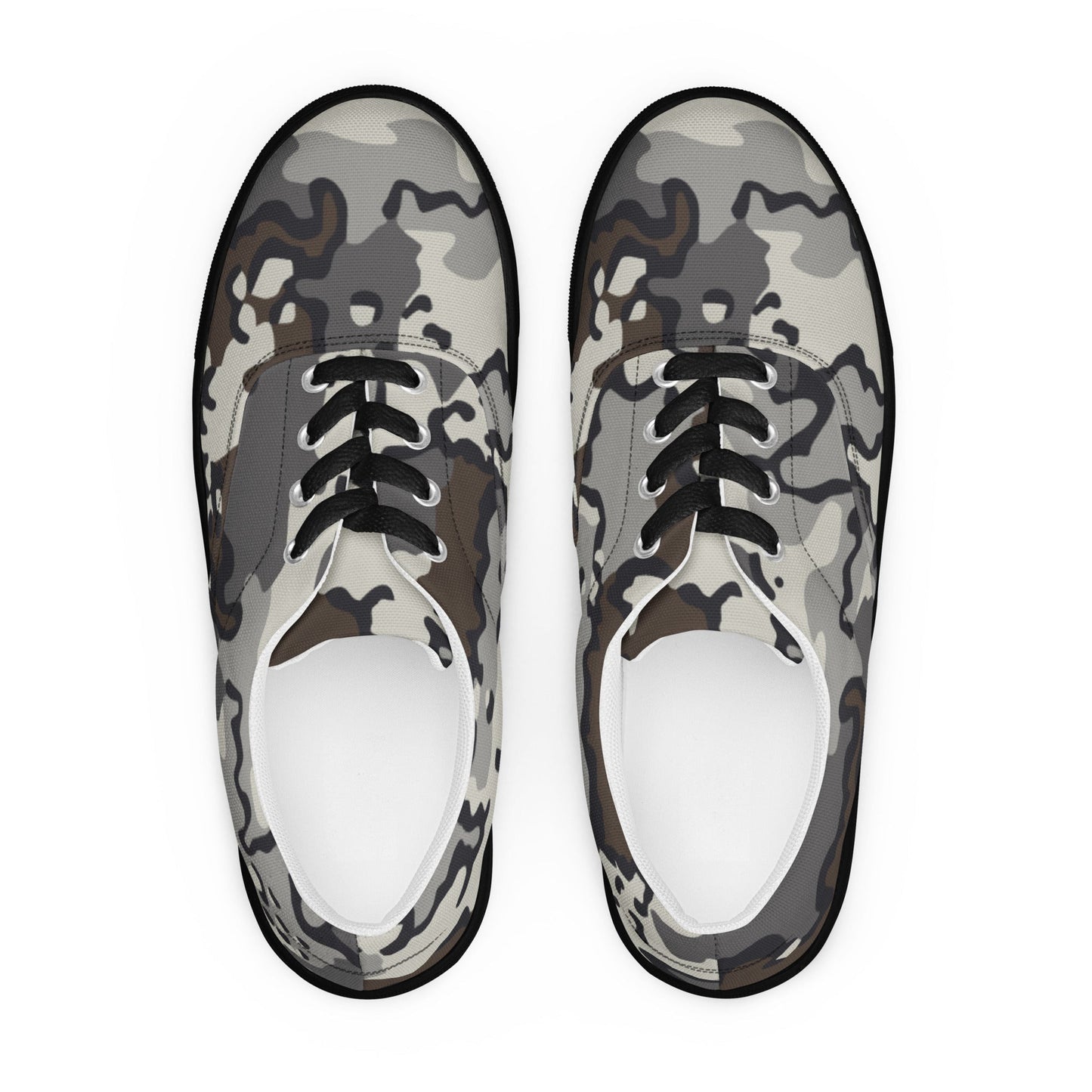 Alaska Chocolate Chip Tundra CAMO Mens Lace-Up Canvas Shoes - Lace-up