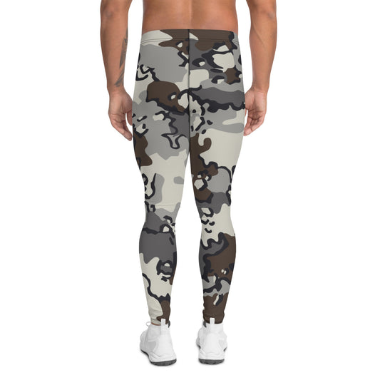 Alaska Chocolate Chip Tundra CAMO Mens Leggings