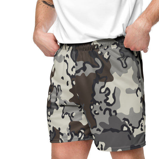 Alaska Chocolate Chip Tundra CAMO Unisex mesh shorts - Mesh Shorts