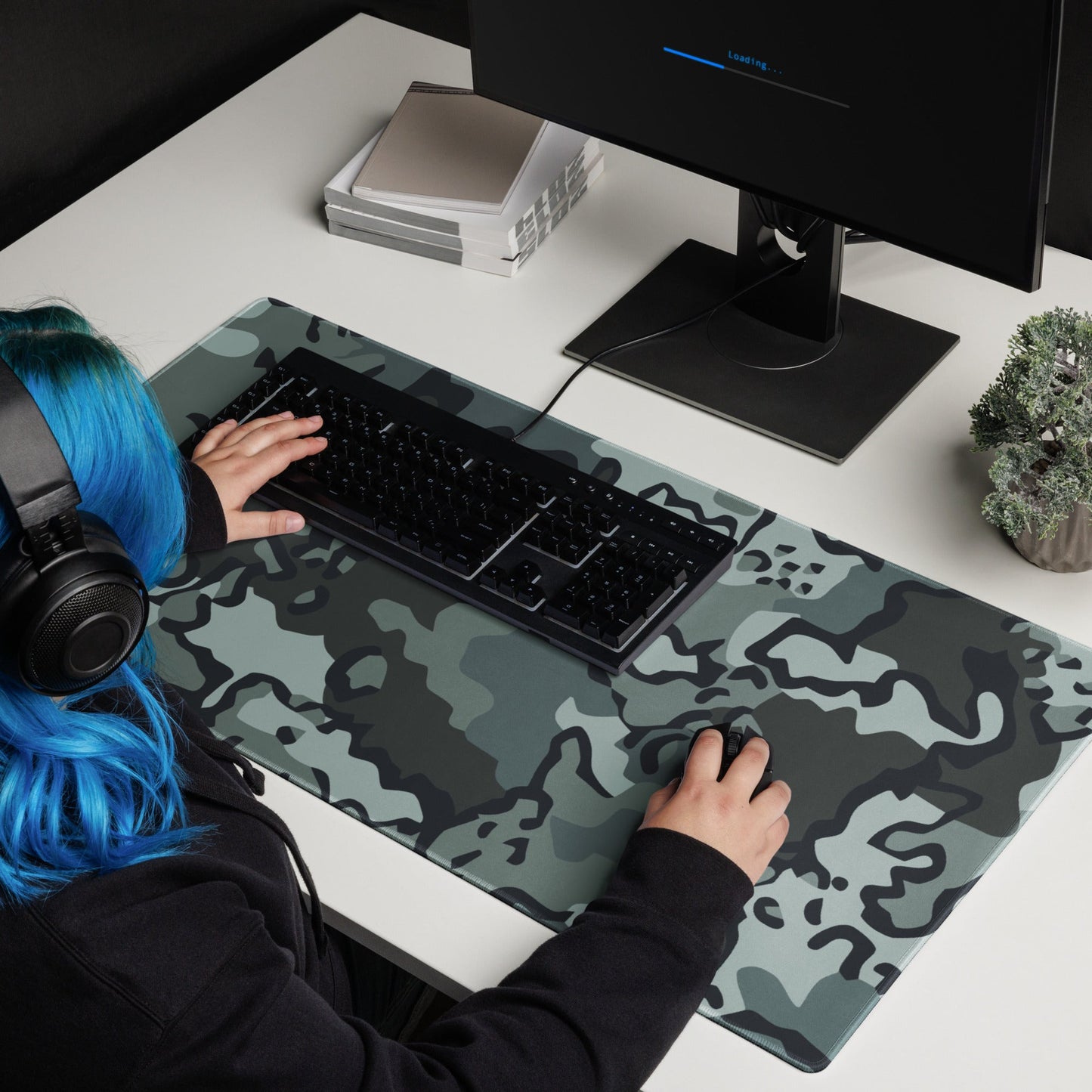Alaska Chocolate Chip Urban CAMO Gaming mouse pad - Mouse Pads