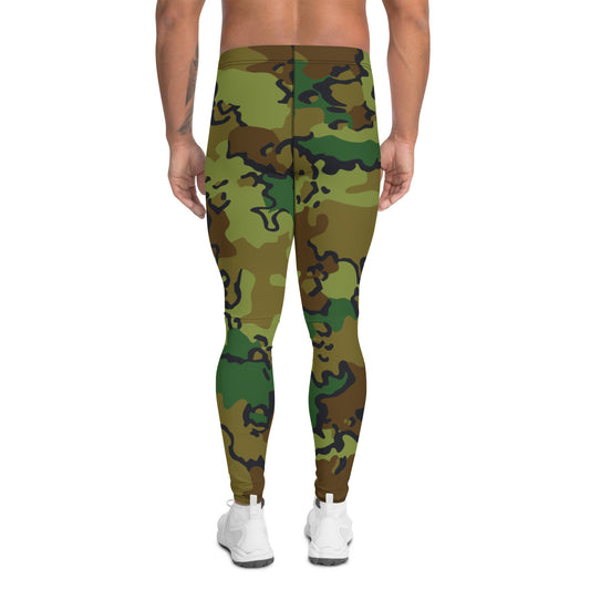 Alaska Chocolate Chip Woodland CAMO Mens Leggings