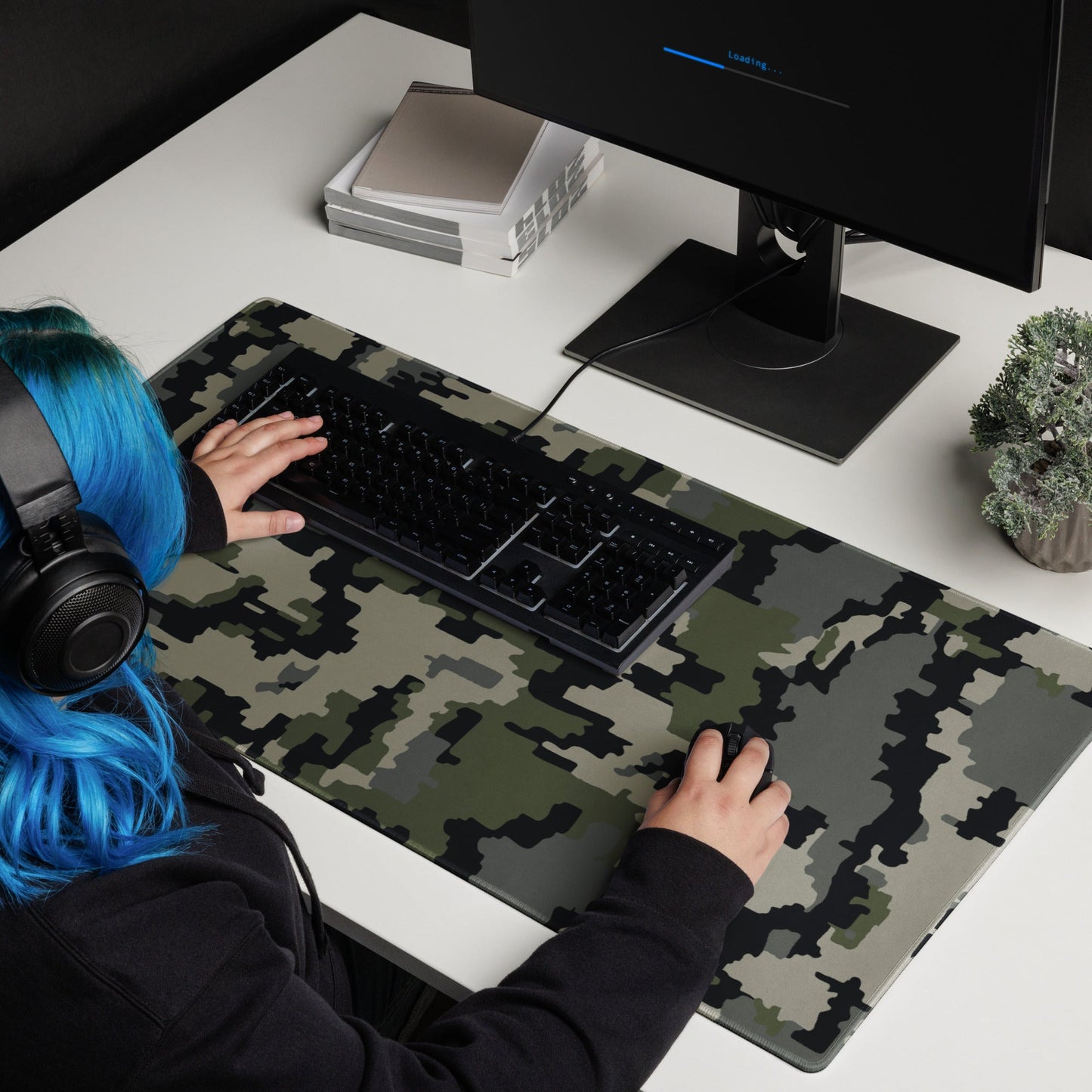 Alpine Invader CAMO Universal Large Desk Pad