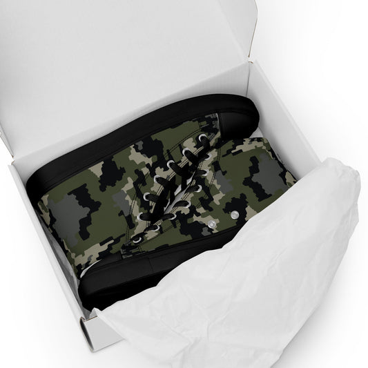 Alpine Invader CAMO Mens high top canvas shoes - High Top Canvas Shoes
