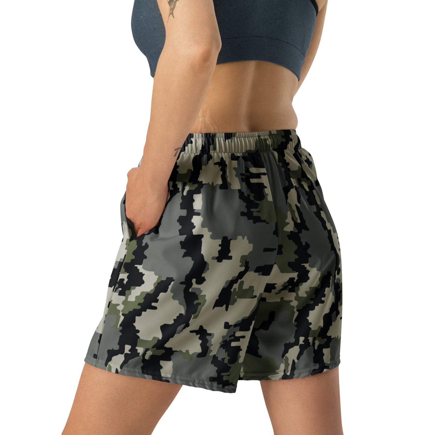 Alpine Invader CAMO Unisex Athletic Long Shorts