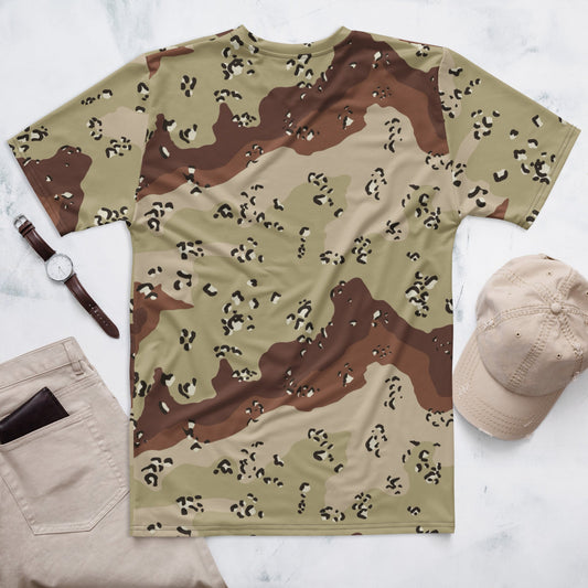 American Chocolate Chip Desert Battle Dress Uniform (DBDU) CAMO Mens T-shirt - T-Shirts