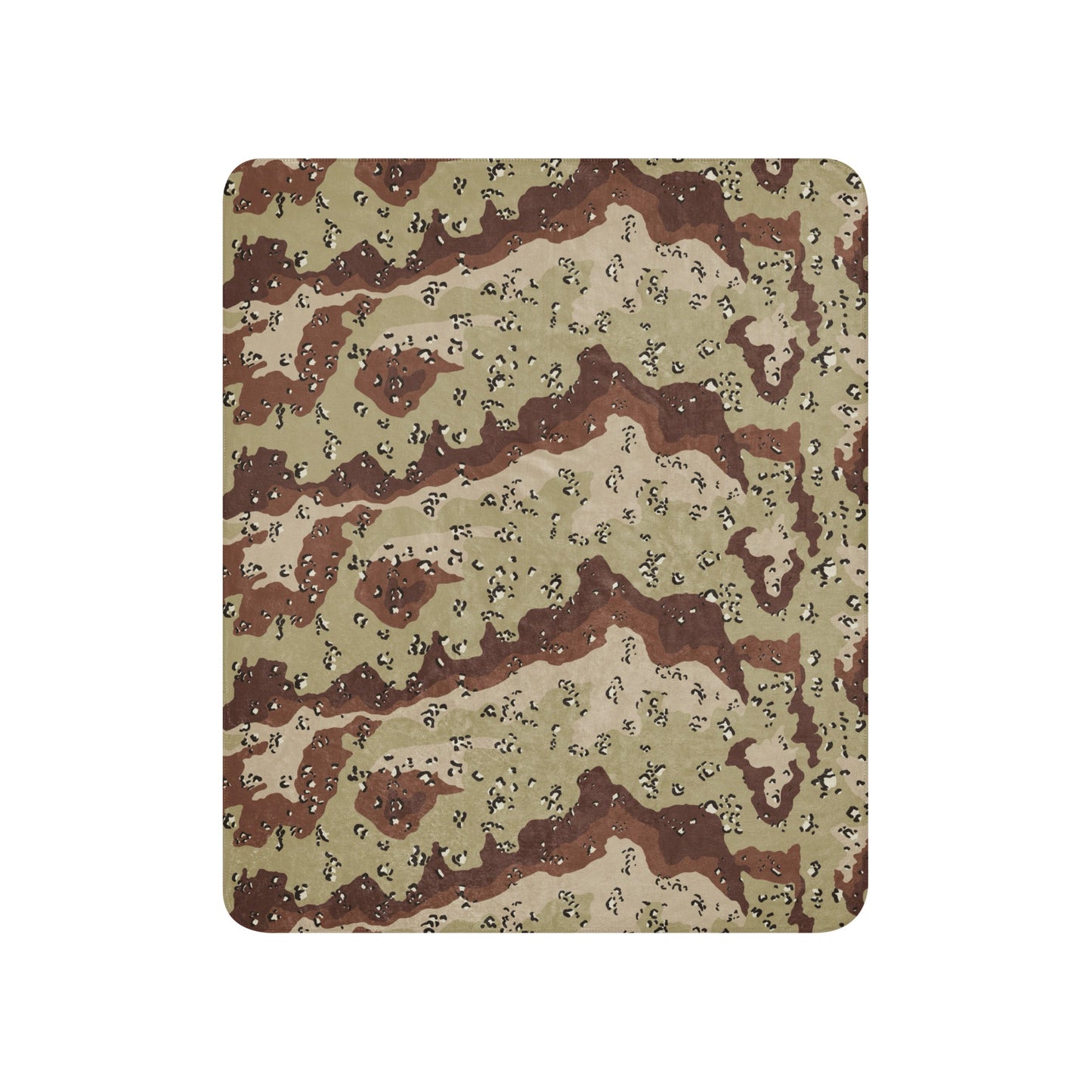 American Chocolate Chip Desert Battle Dress Uniform (DBDU) CAMO Sherpa blanket - Blankets