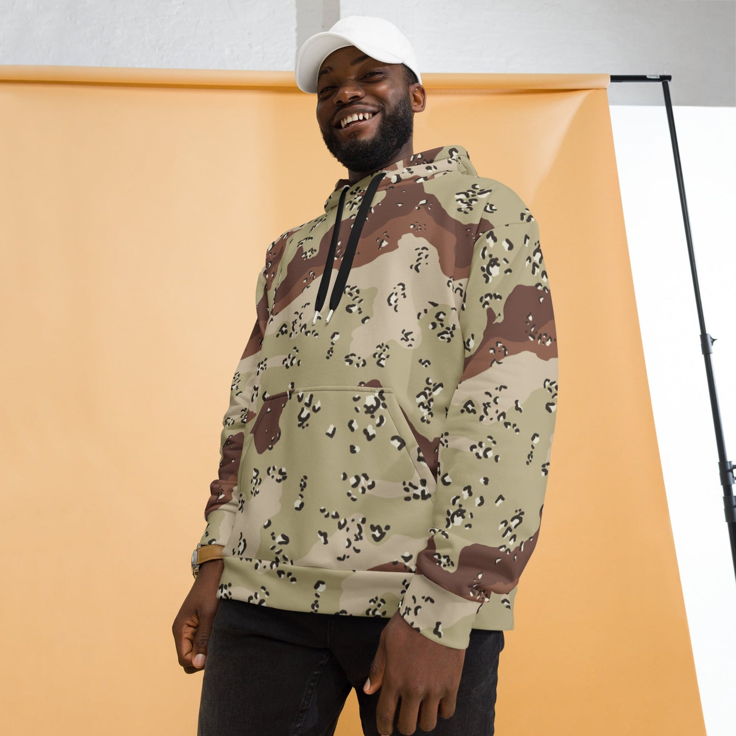 American Chocolate Chip Desert Battle Dress Uniform (DBDU) CAMO Unisex Hoodie - Hoodies