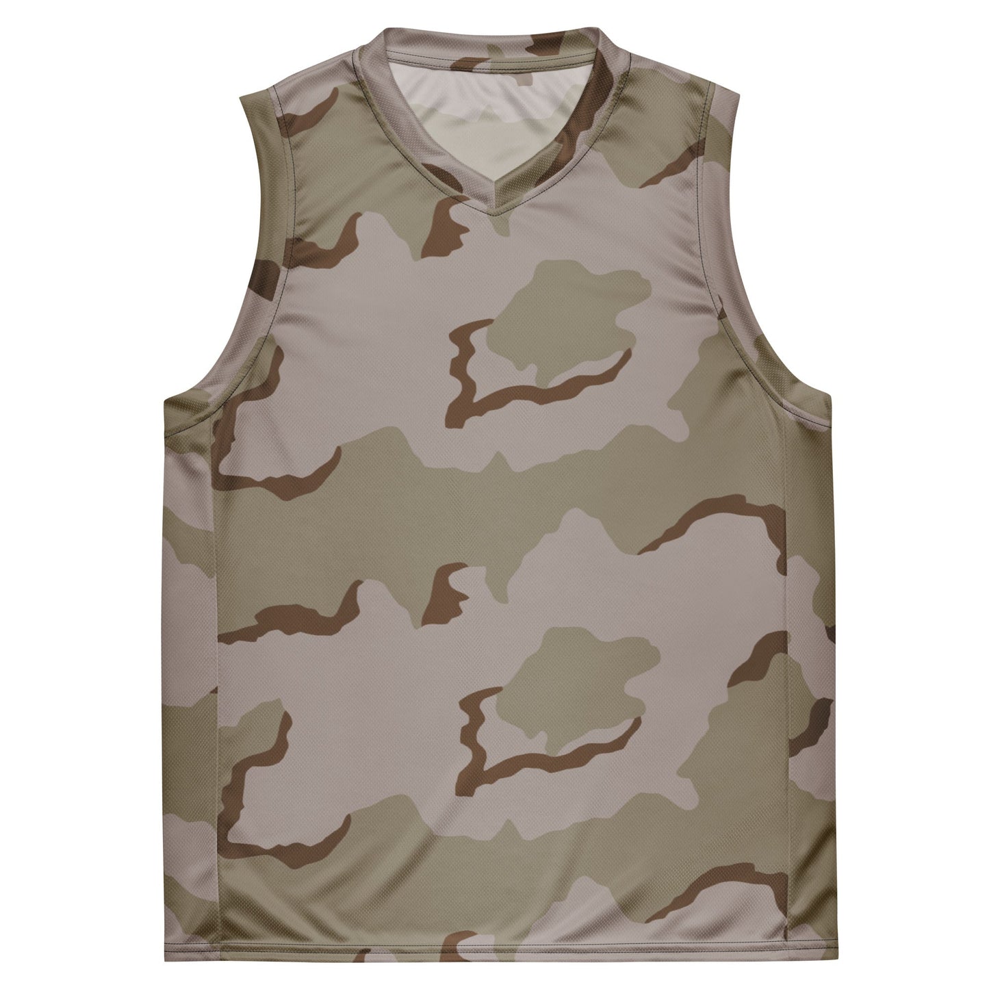 American Coffee Stain Desert Combat Uniform (DCU) CAMO Unisex Basketball Jersey