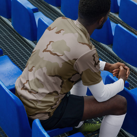 American Coffee Stain Desert Combat Uniform (DCU) CAMO Unisex Sports Jersey