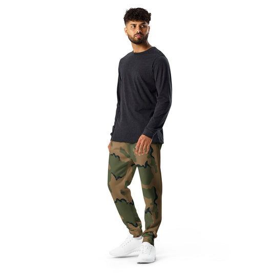 American Coffee Stain Mountain CAMO Mens Joggers