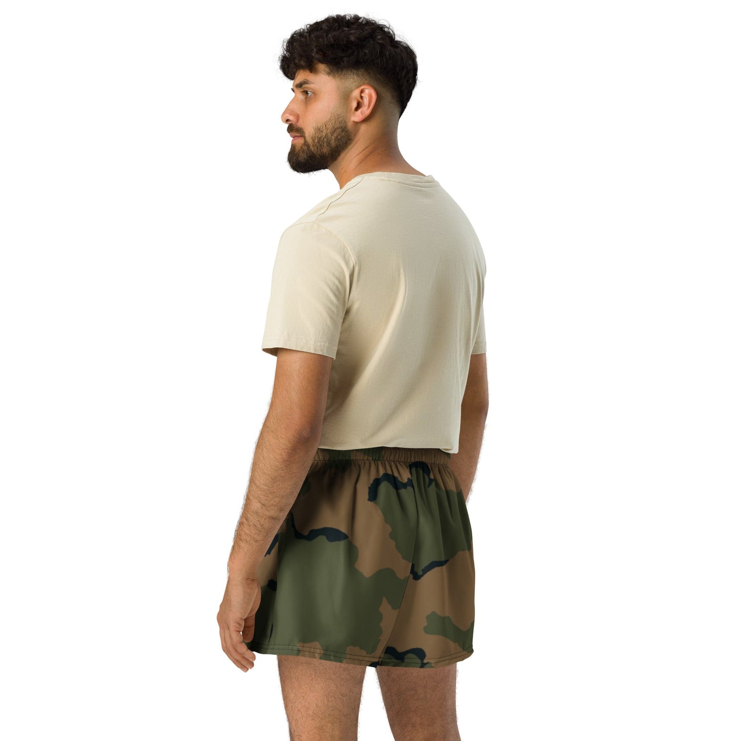 American Coffee Stain Mountain CAMO Unisex Athletic Shorts
