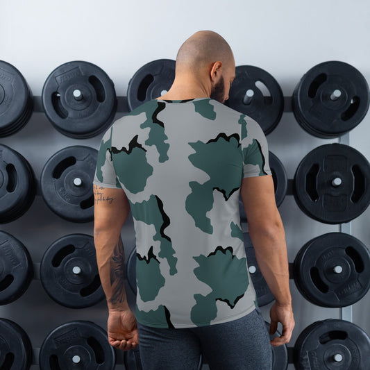 American Coffee Stain Urban CAMO Mens athletic t-shirt - Athletic T-Shirts