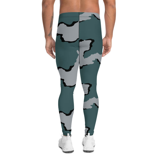 American Coffee Stain Urban CAMO Mens Leggings