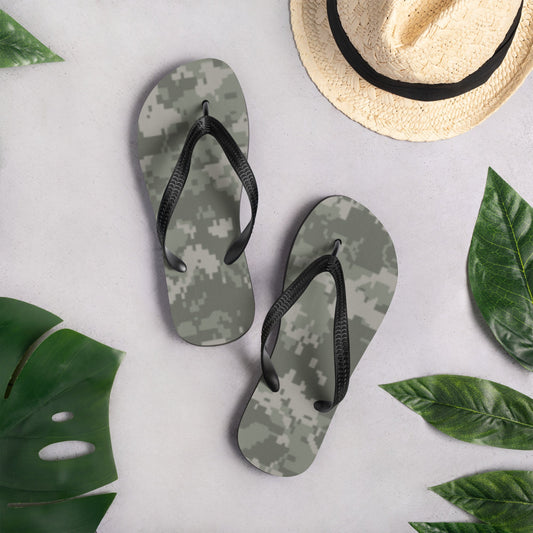 American Digital Army Combat Uniform (ACU) CAMO Flip-Flops