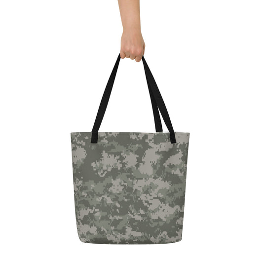 American Digital Army Combat Uniform (ACU) CAMO Large Tote Bag