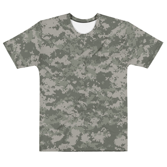 American Digital Army Combat Uniform (ACU) CAMO Mens cotton crew neck t-shirt - Cotton T-Shirts