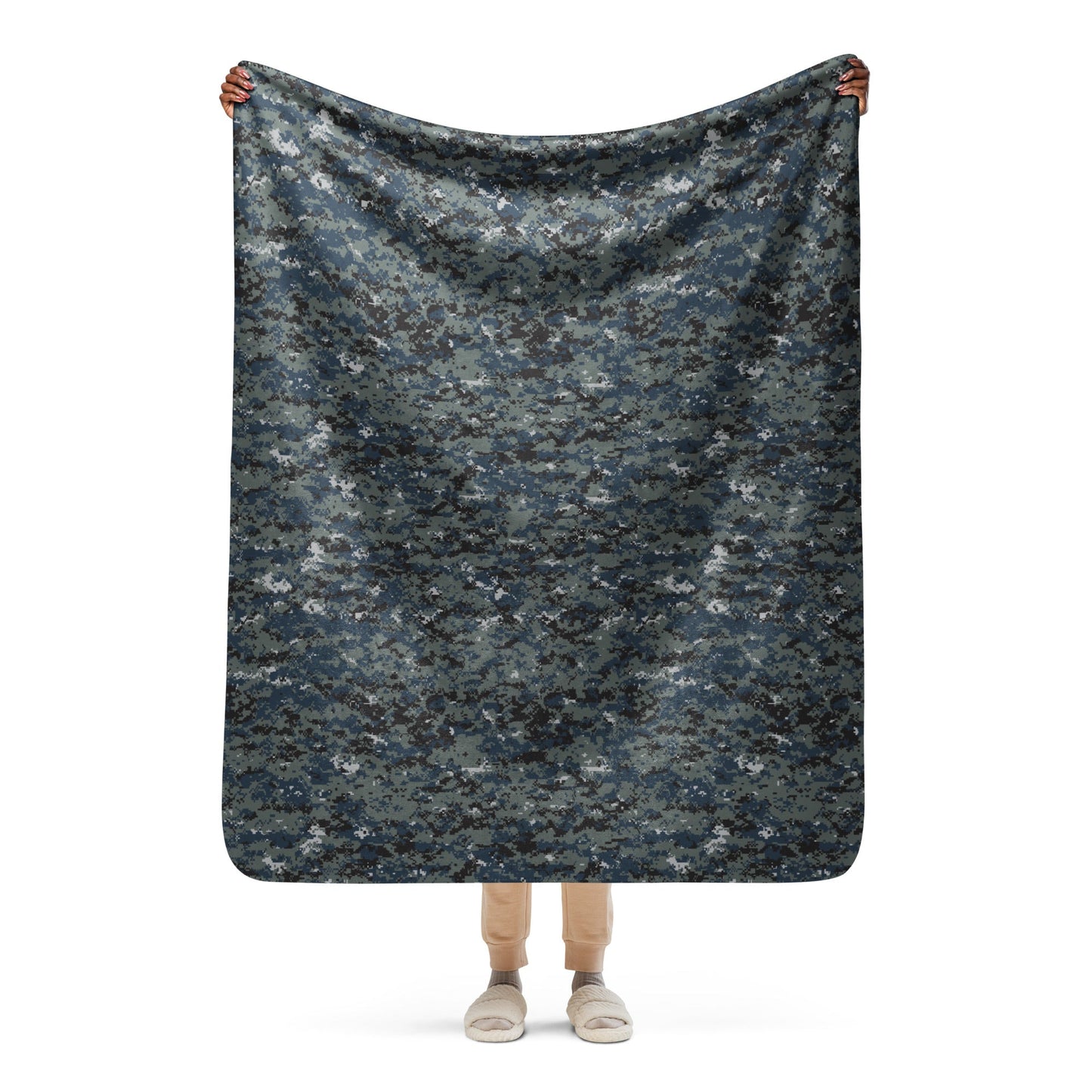 American Digital Blueberry CAMO Sherpa blanket - 50″×60″ - Blankets