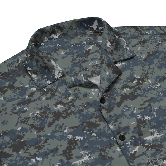 American Digital Blueberry CAMO Unisex button shirt - Button Shirts