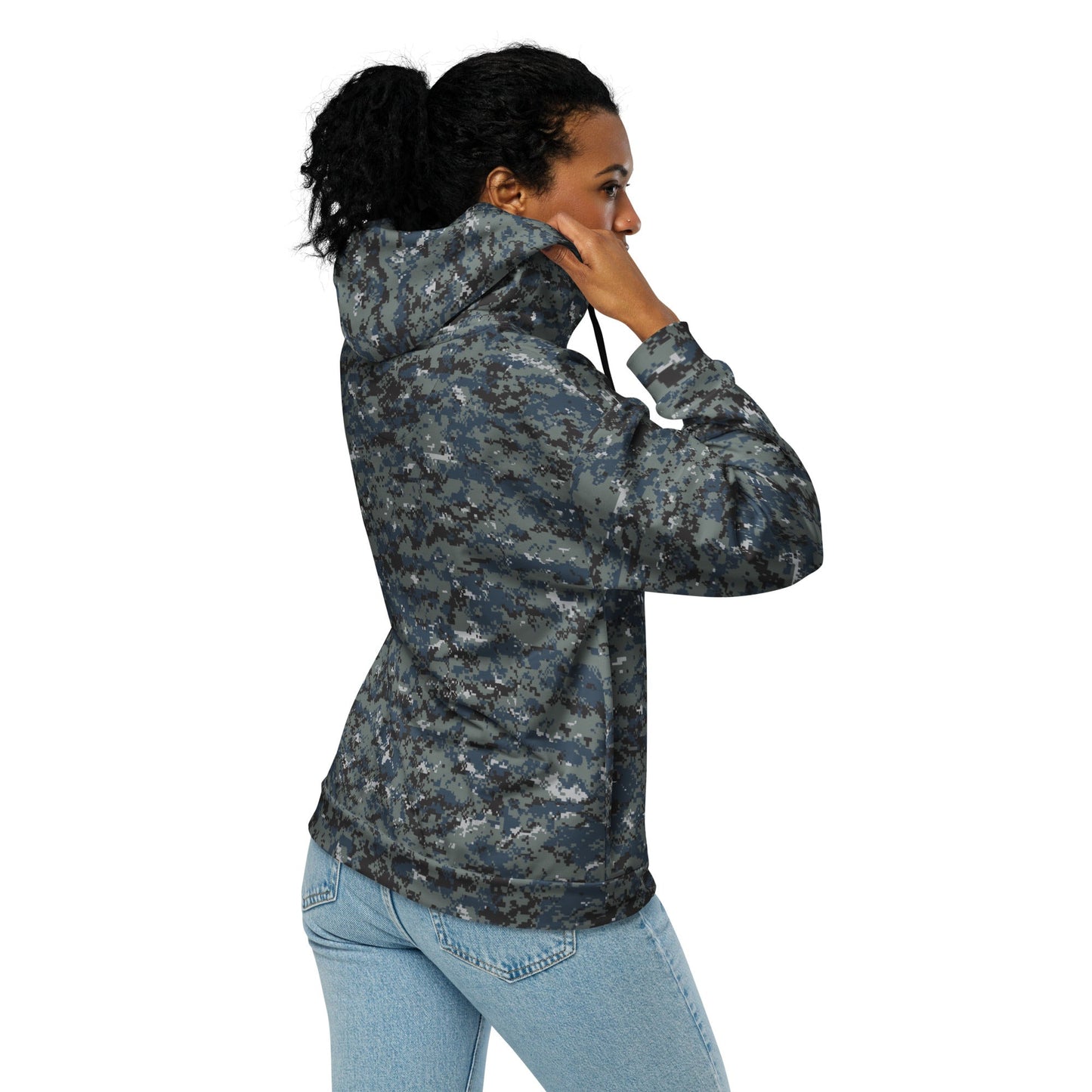 American Digital Blueberry CAMO Unisex zip hoodie - Zip Hoodies