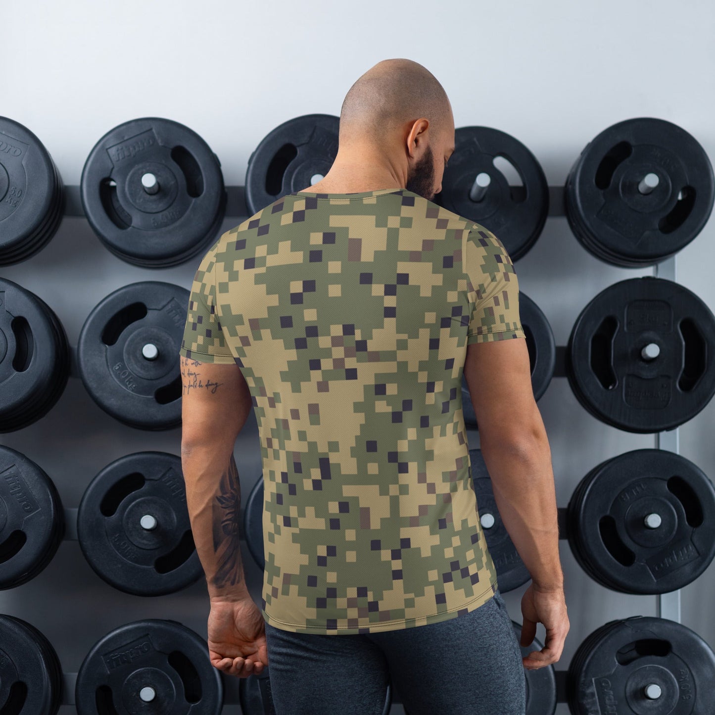 American Digital Dual-Tex CAMO Mens Athletic T-shirt - T-Shirts
