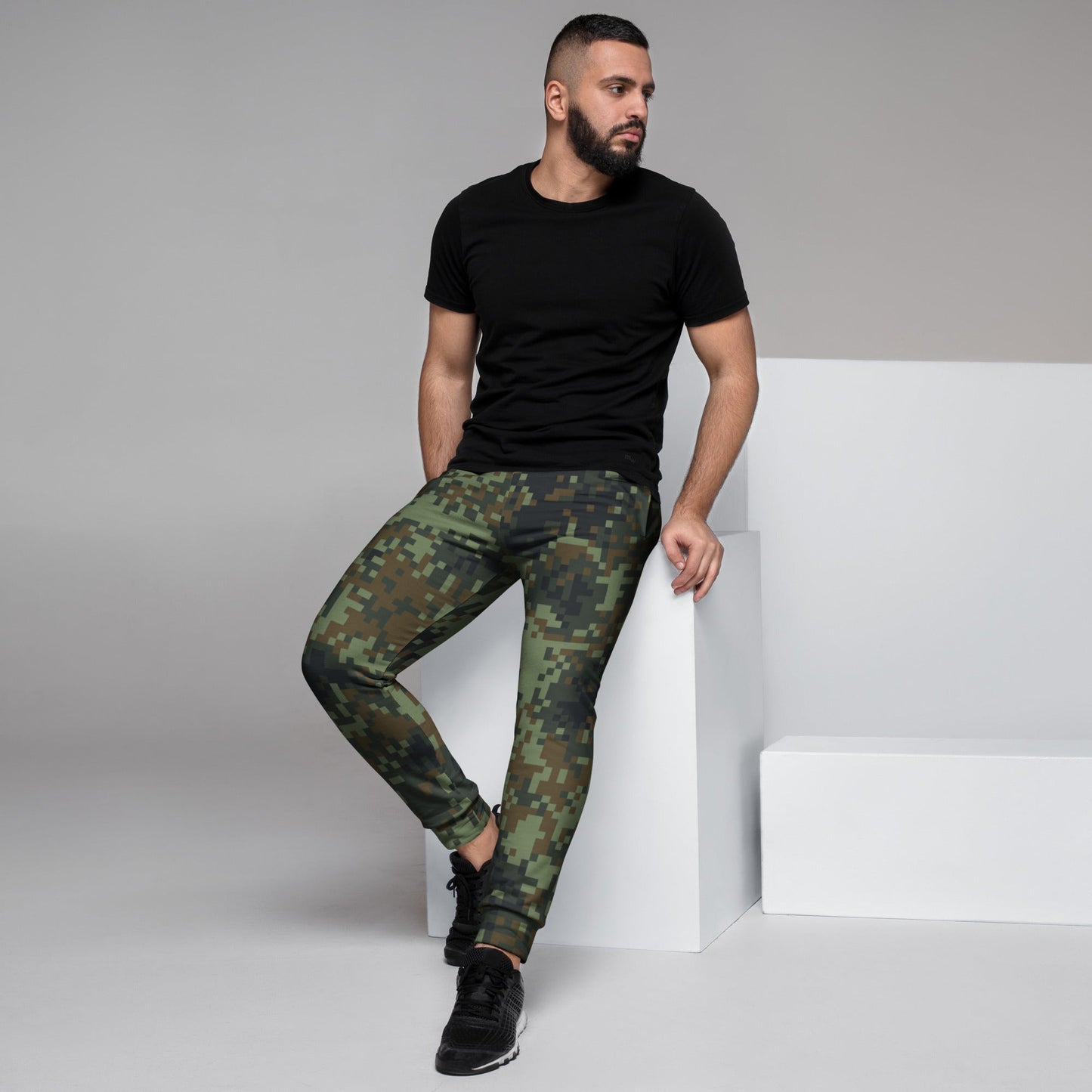 American Digital Dual-Tex Woodland CAMO Mens Joggers