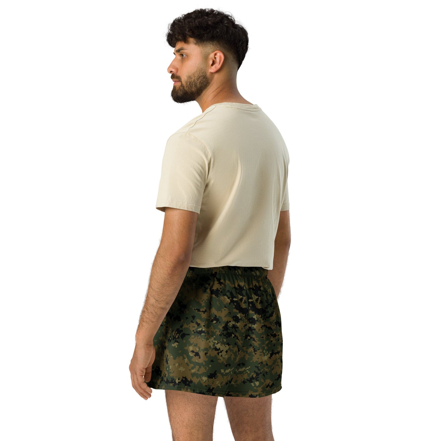 American Digital Woodland CAMO Unisex Athletic Shorts