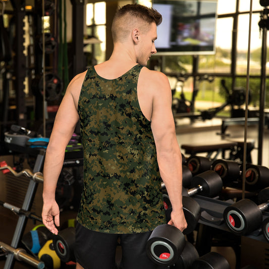 American Digital Woodland CAMO Unisex Tank Top - Tops