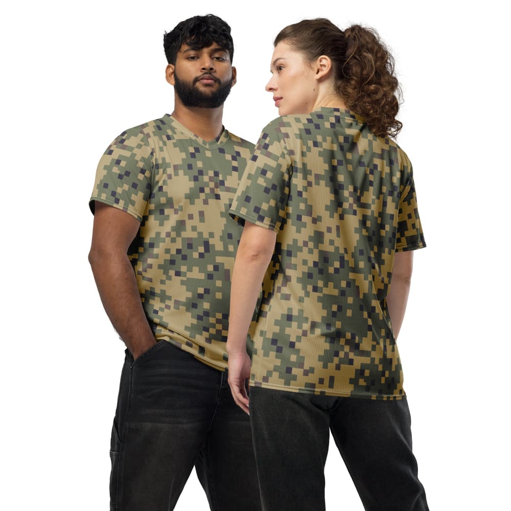 CAMO HQ - American Dual-Tex CAMO unisex basketball jersey