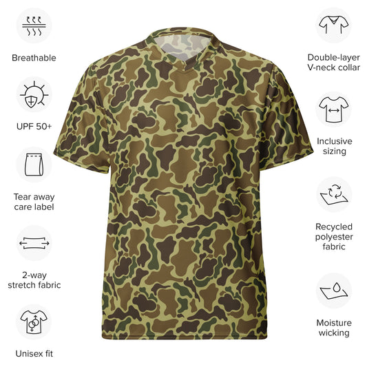 American Duck Hunter Advisor CAMO unisex sports jersey Sports Jerseys