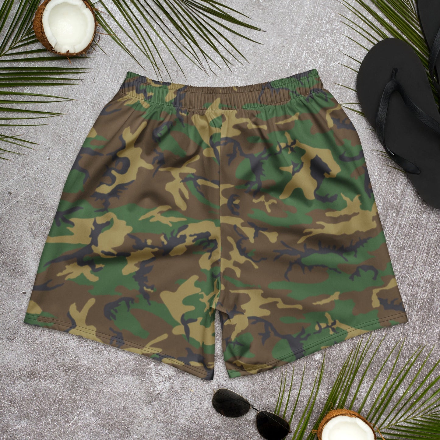 American ERDL Highland CAMO Unisex Athletic Long Shorts