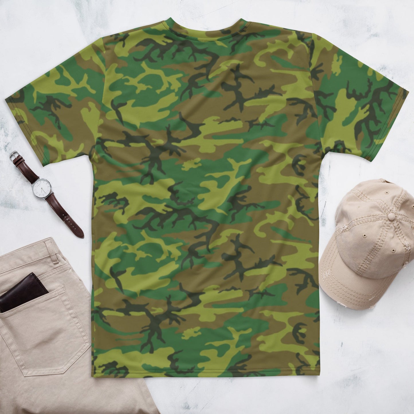American ERDL Lowland CAMO Mens T-shirt - T-Shirts