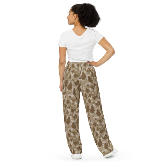 American Frog Skin Arid CAMO unisex wide-leg pants - Wide-leg Pants