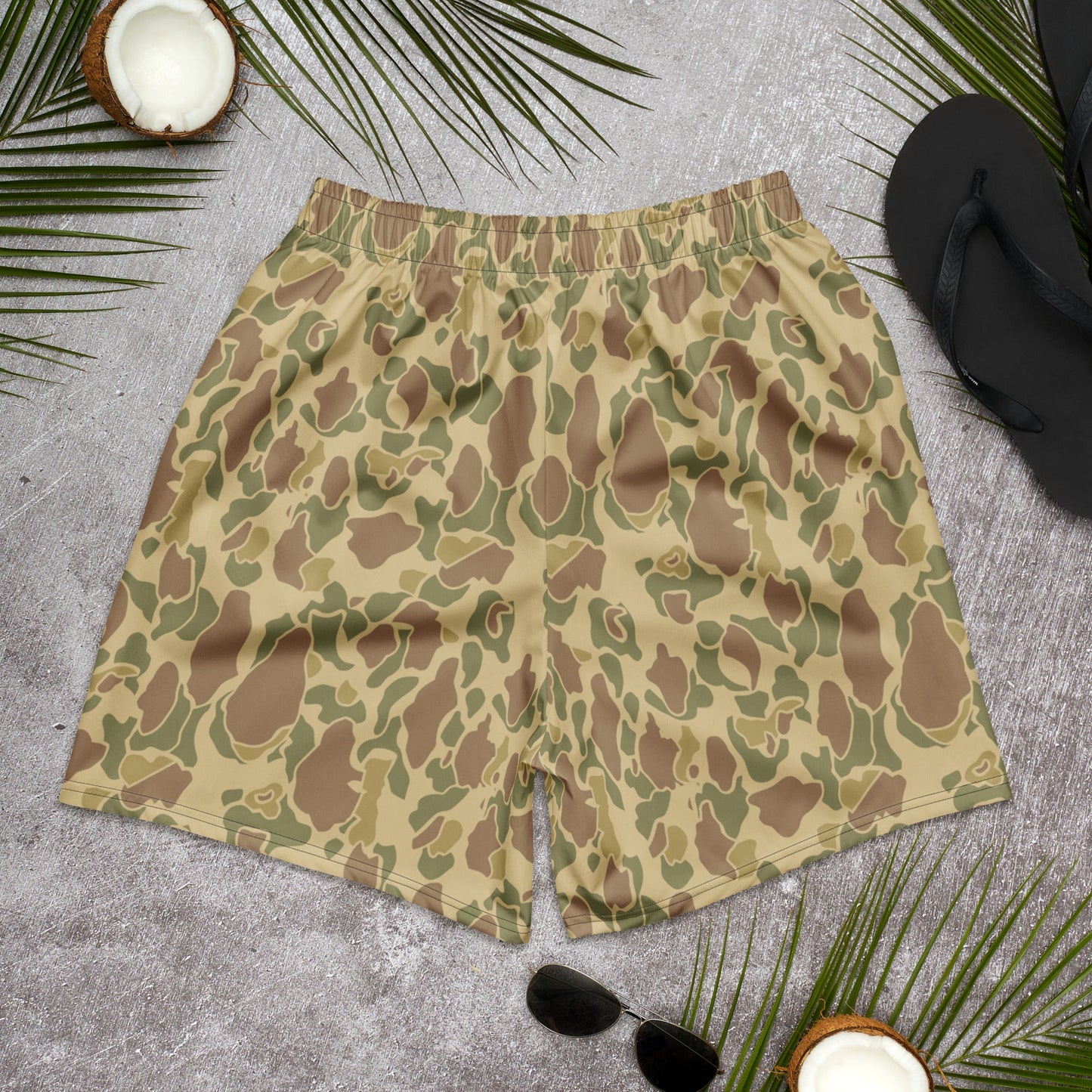 American Frog Skin Beach CAMO Unisex Athletic Long Shorts