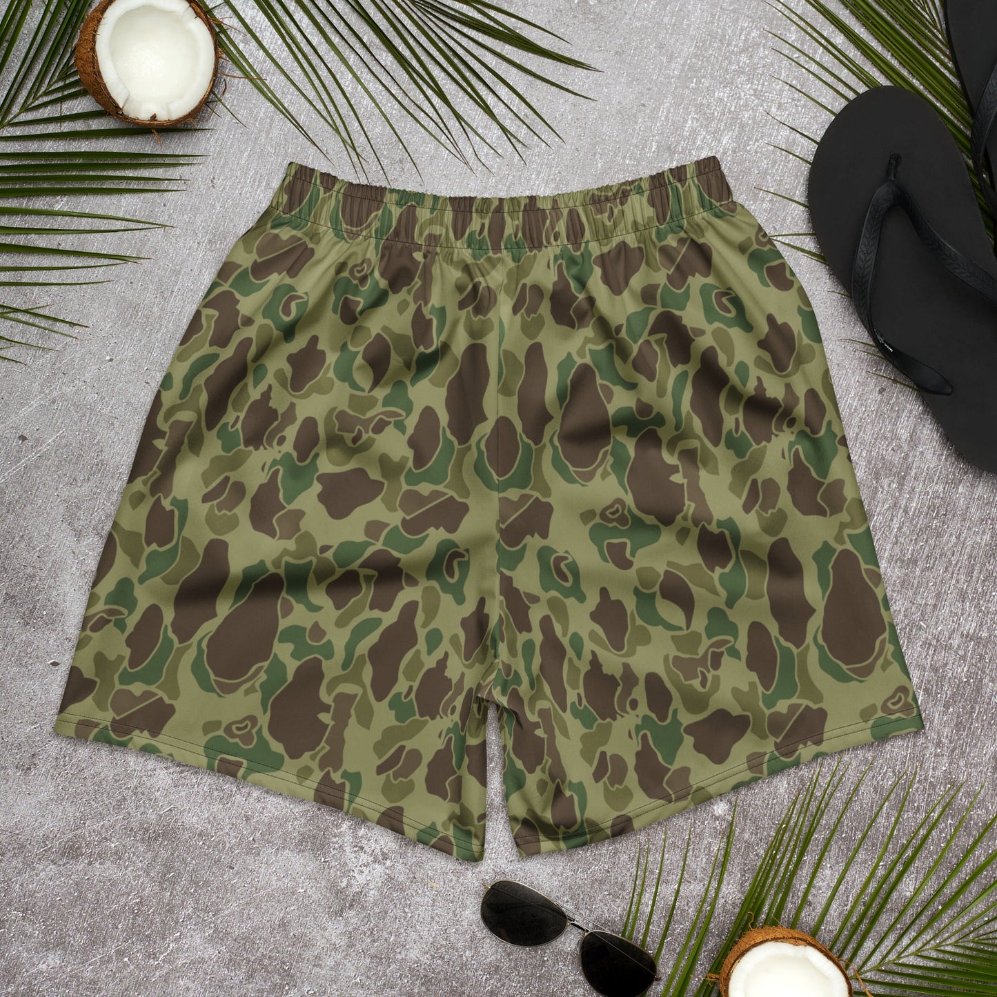 American Frog Skin Jungle CAMO Unisex Athletic Long Shorts