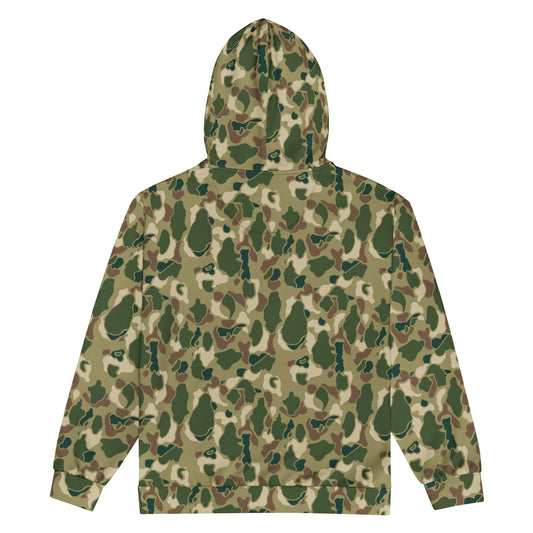 American Frog Skin Multi-terrain CAMO Unisex zip hoodie - Zip Hoodies