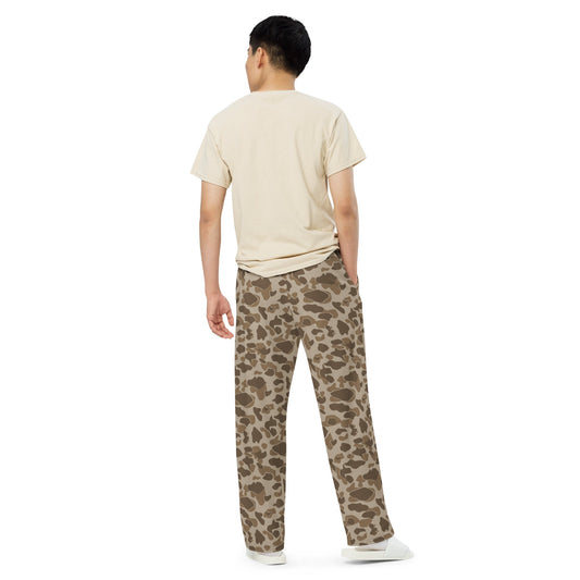 American Frog Skin Sandbeach CAMO unisex wide-leg pants - Wide-leg Pants