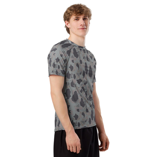 American Frog Skin Snow Shadow CAMO Mens Short-Sleeve Rash Guard - Short-sleeve Guards