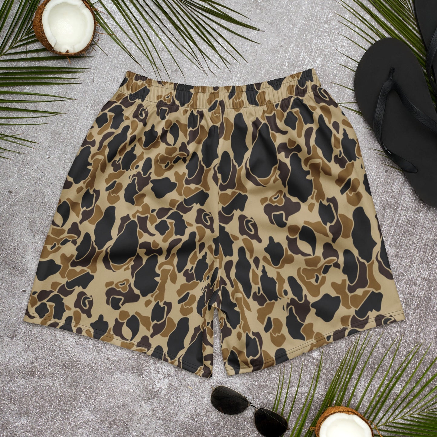 American Frog Skin Timberland CAMO Unisex Athletic Long Shorts