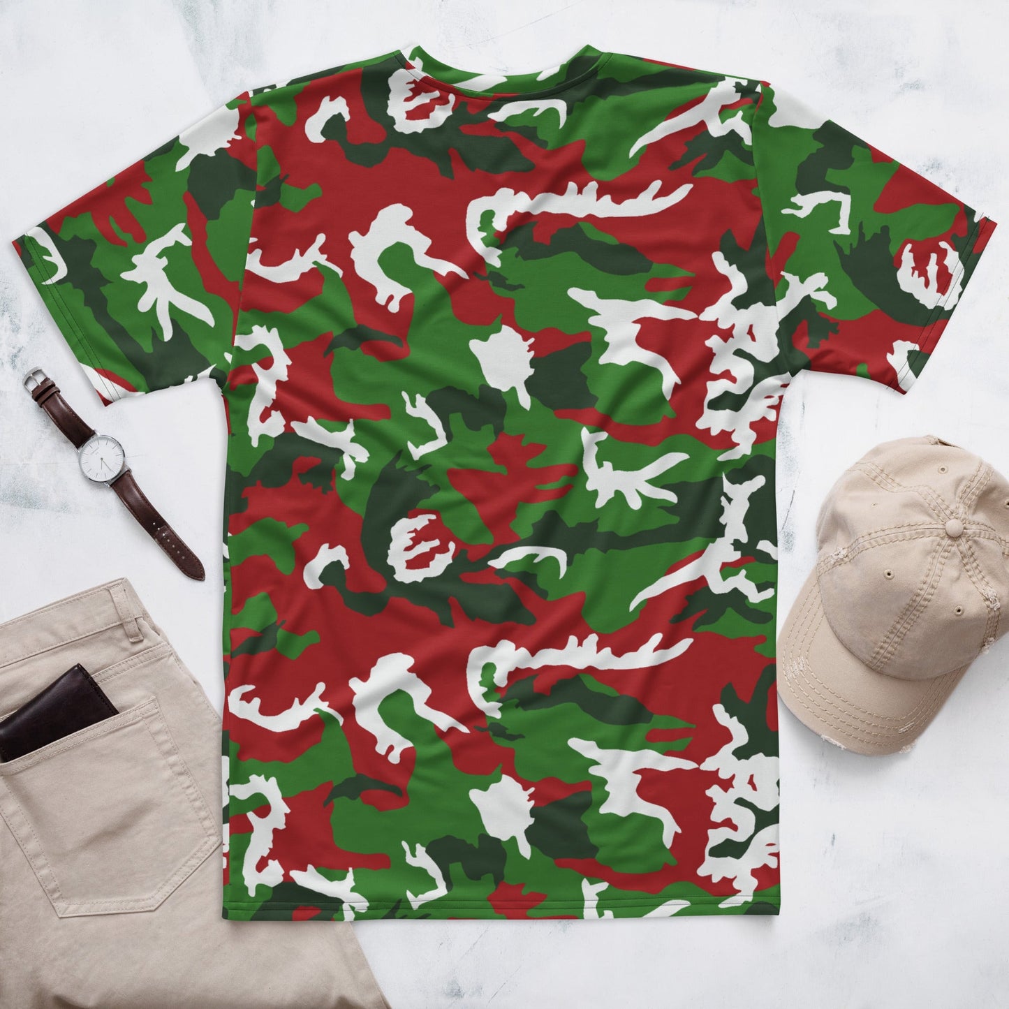 American M81 Christmas CAMO Mens t-shirt - T-Shirts