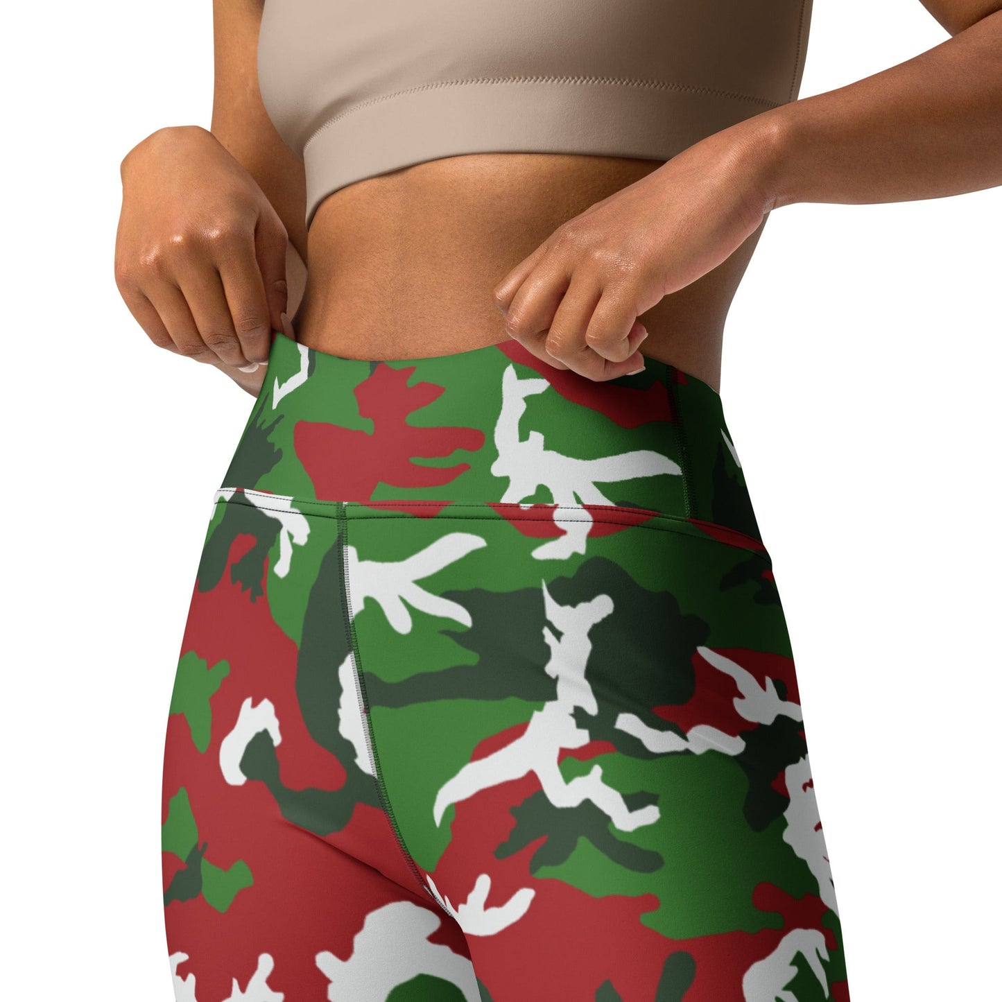 American M81 Christmas CAMO Yoga Leggings - Womens
