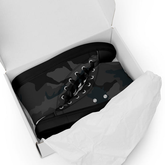 American M81 Night CAMO Mens high top canvas shoes - High Top Canvas Shoes